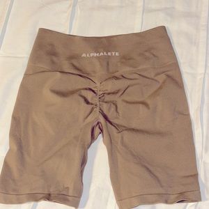 Alphalete Amplify Short 6.5 Color:Chai/MED so cute! But too close to my skintone